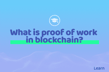 What is proof of work in blockchain