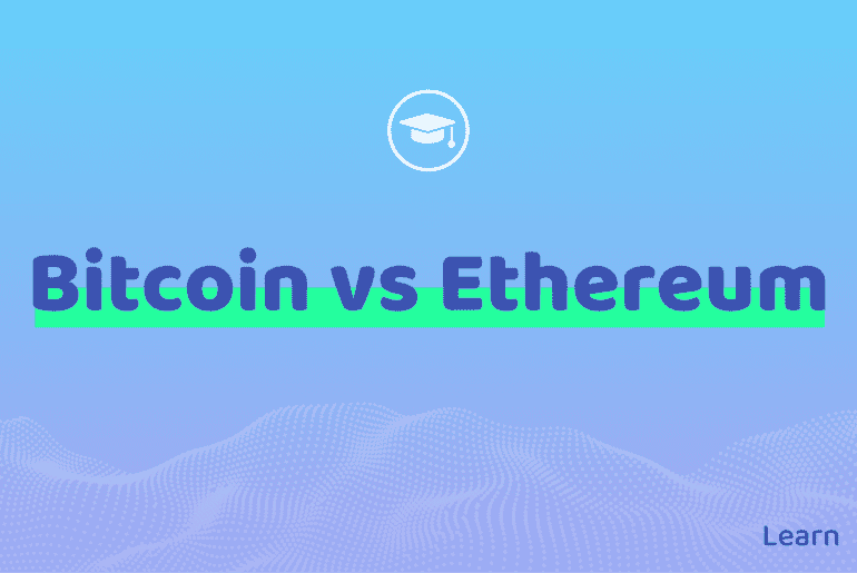 Bitcoin vs ethereum