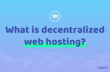 Decentralized Web Hosting