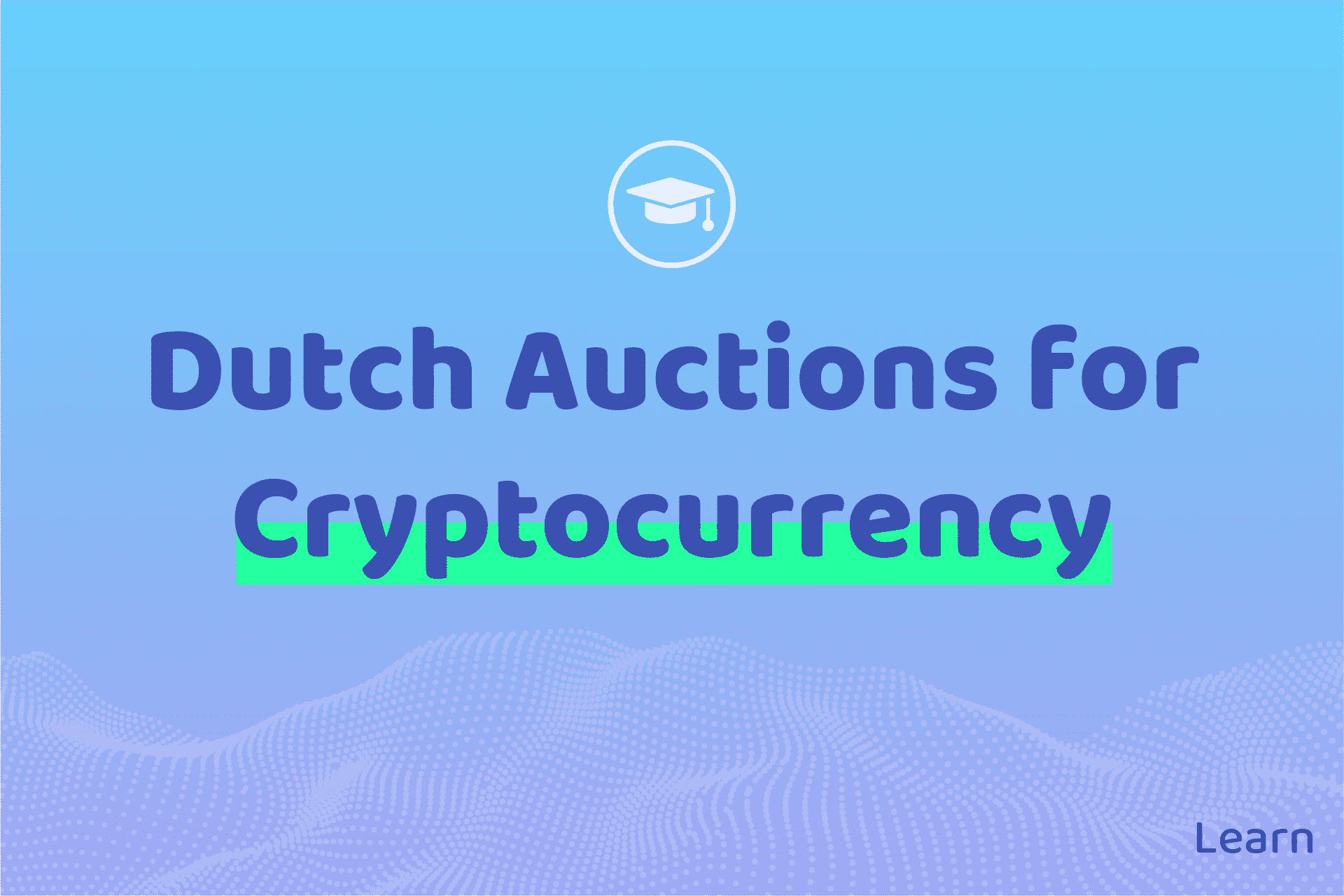 cryptocurrency dutch auction